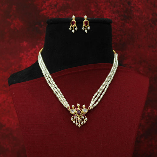 MOTI TANMANI NECKLACE SET