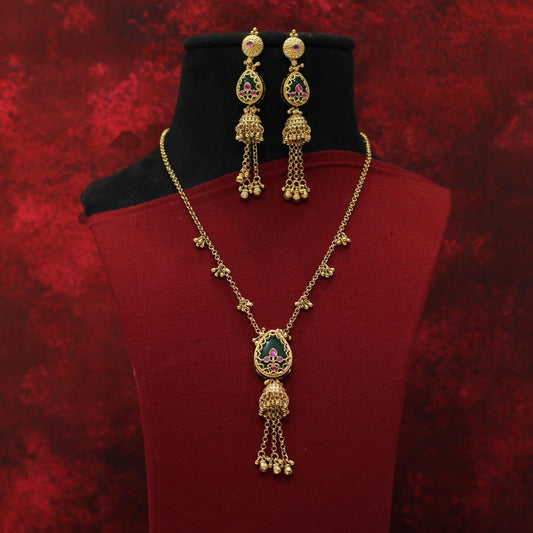 RAJWADI MATT NECKLACE