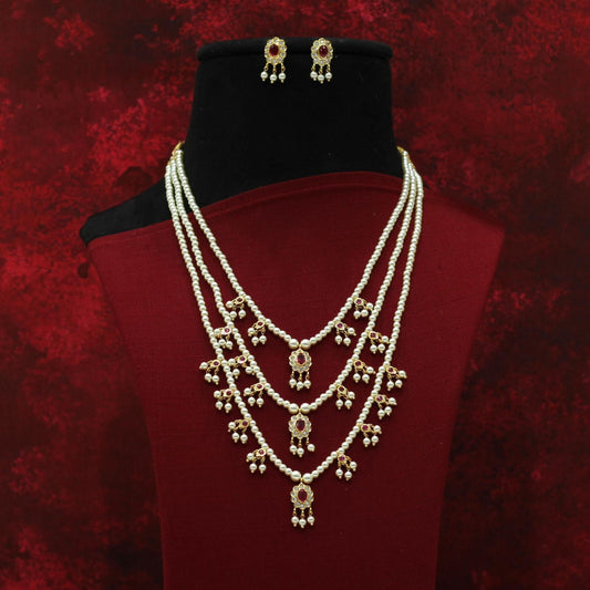 MOTI LONG NECKLACE SET