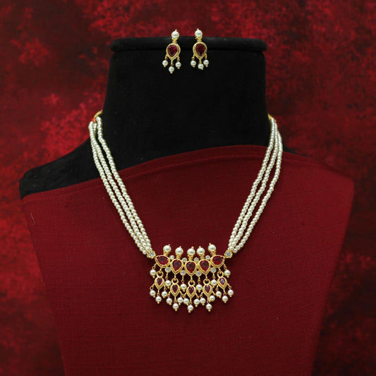MOTI TANMANI NECKLACE SET