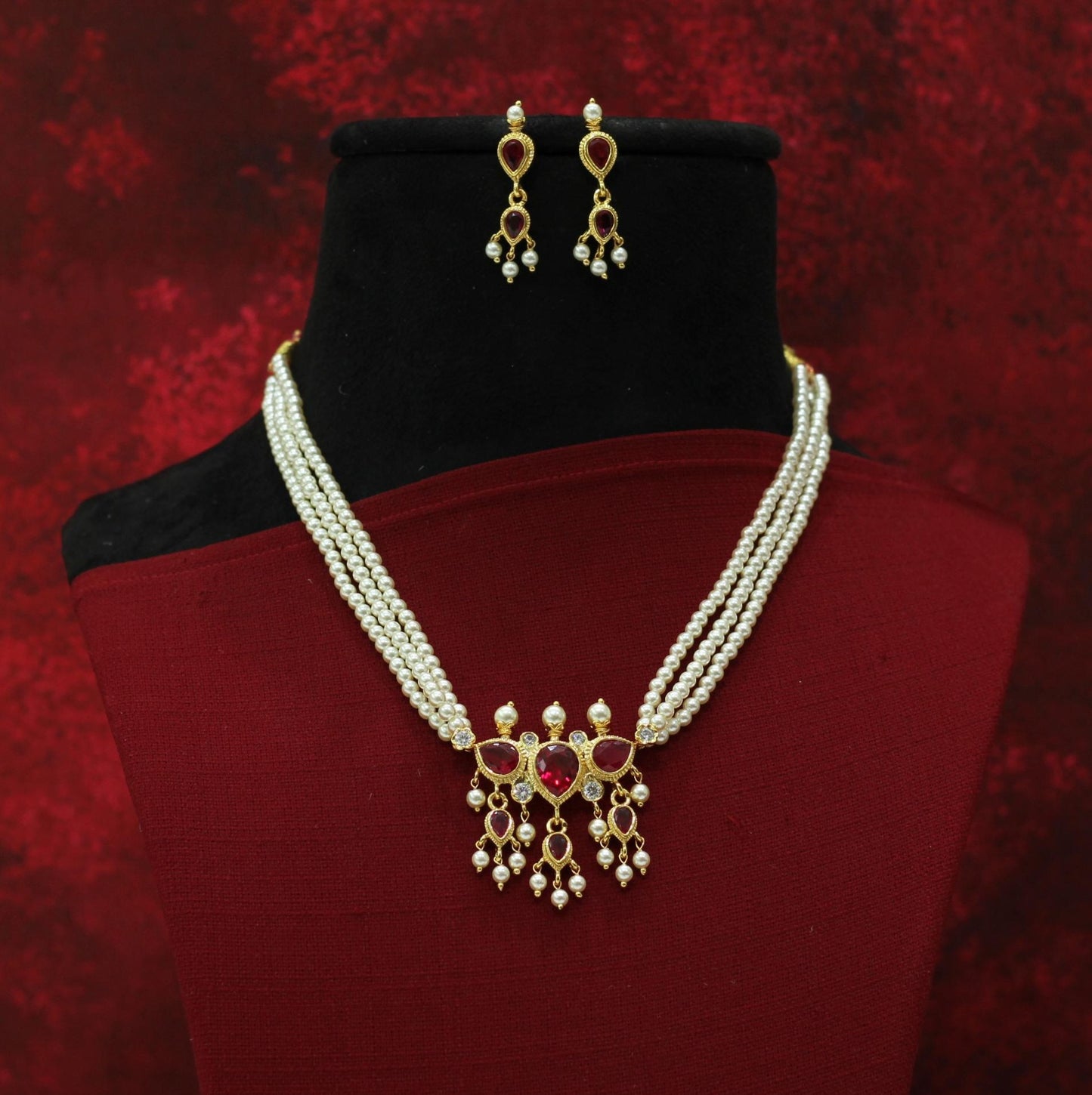 MOTI TANMANI NECKLACE SET