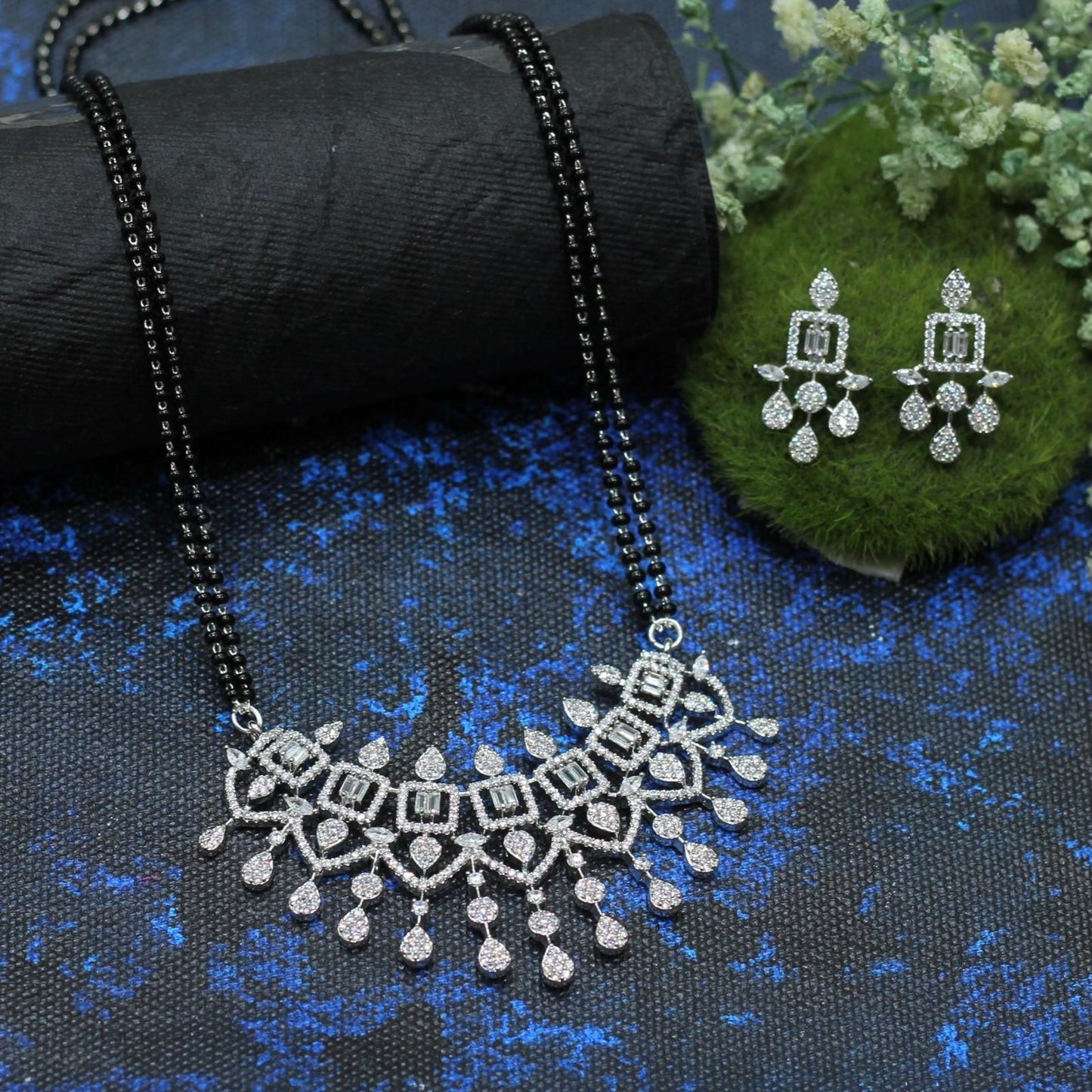 SILVER PLATED AD MANGALSUTRA