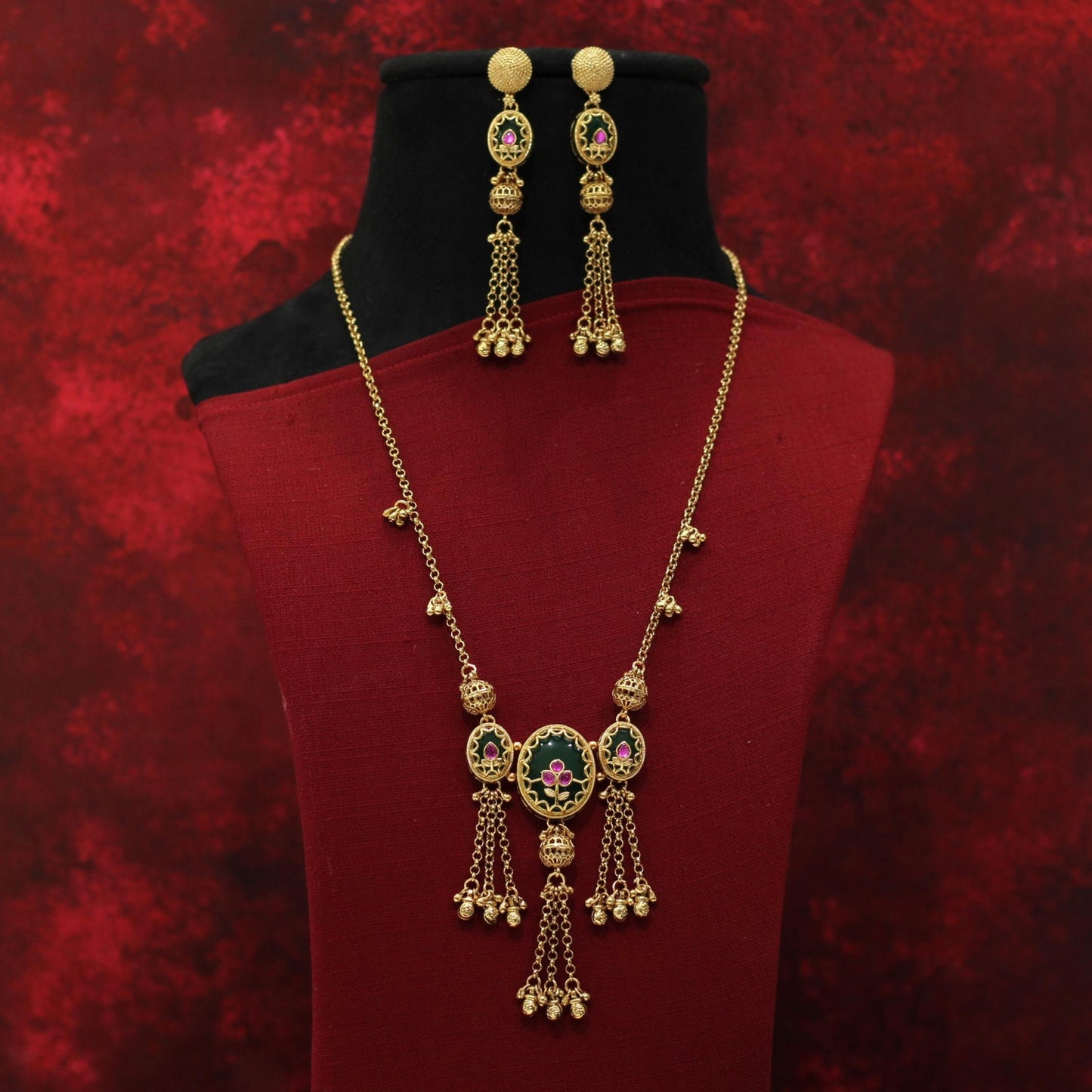 RAJWADI MATT NECKLACE