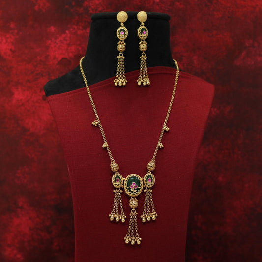 RAJWADI MATT NECKLACE