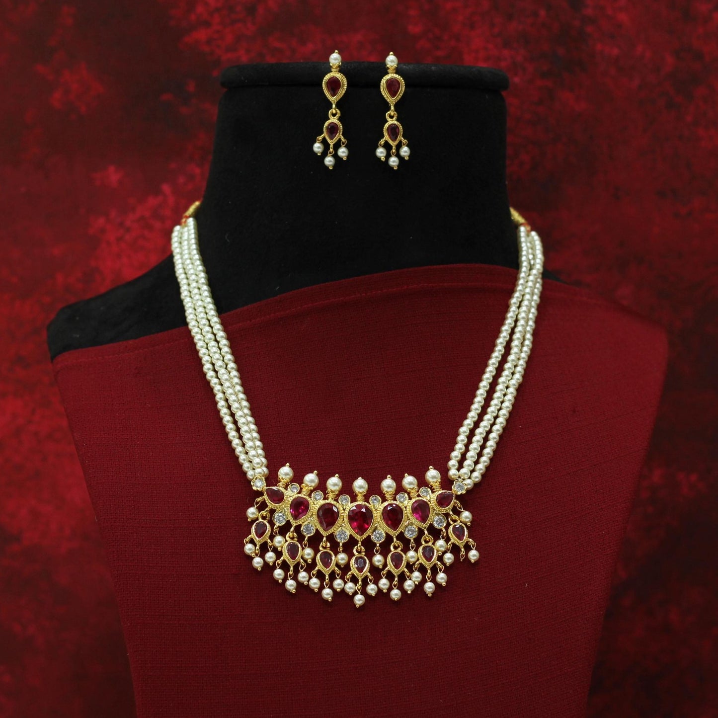 MOTI TANMANI NECKLACE SET