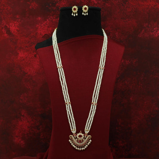 MOTI LONG NECKLACE SET