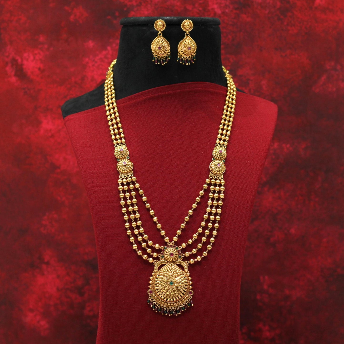 MATT FINISH NECKLACE SET