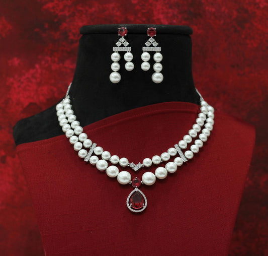 AD MOTI NECKLACE SET