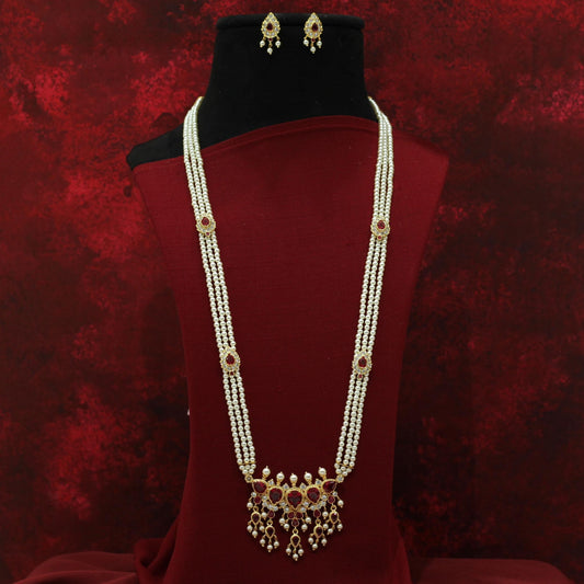 MOTI LONG NECKLACE SET