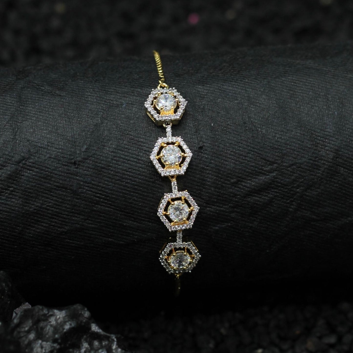 Gold Plated Kids To Adult All Size Adjustable Bracelet