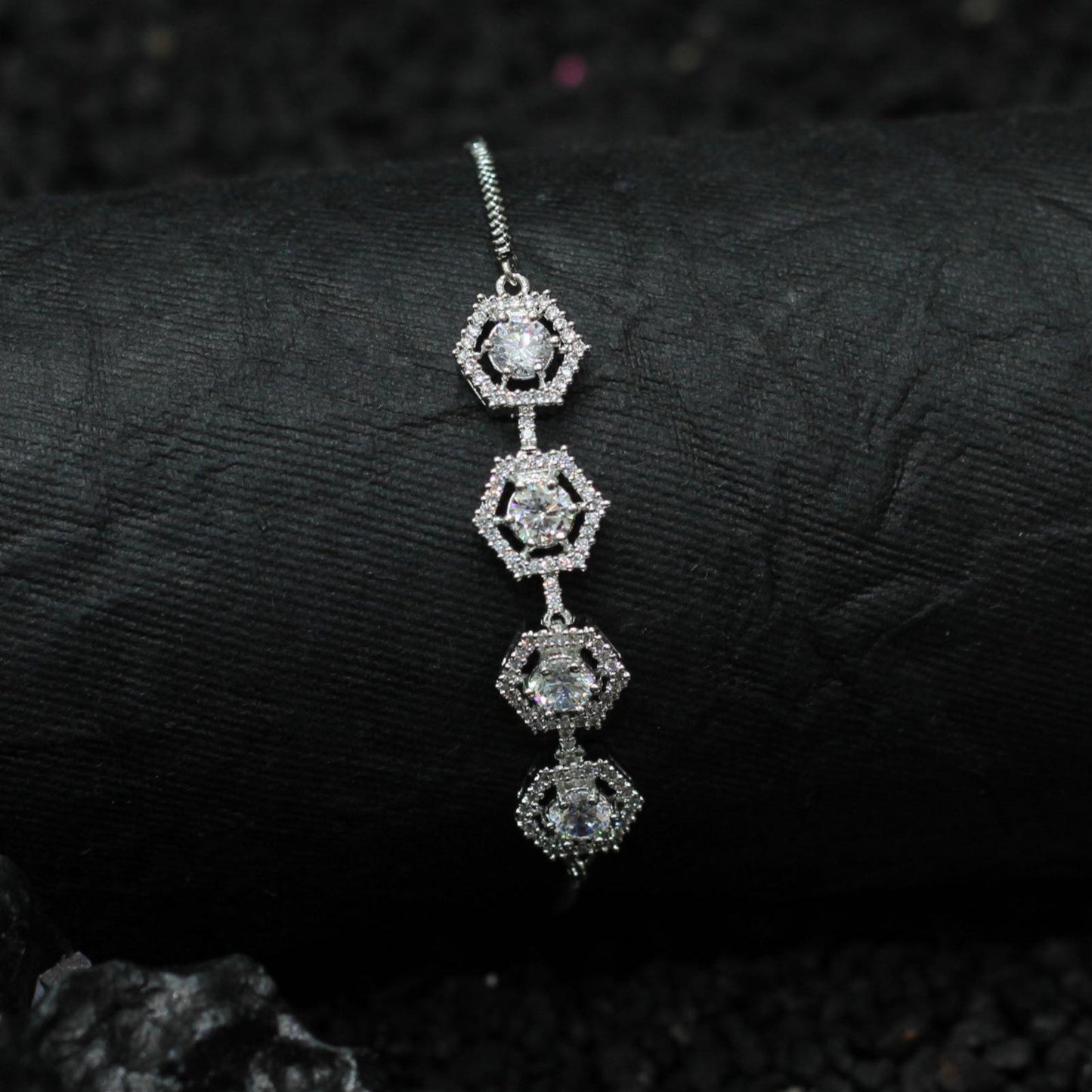 Silver Plated Kids To Adult All Size Adjustable Bracelet