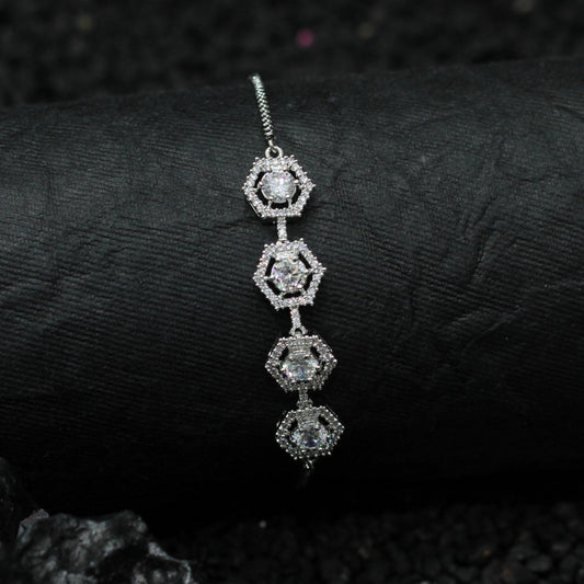 Silver Plated Kids To Adult All Size Adjustable Bracelet