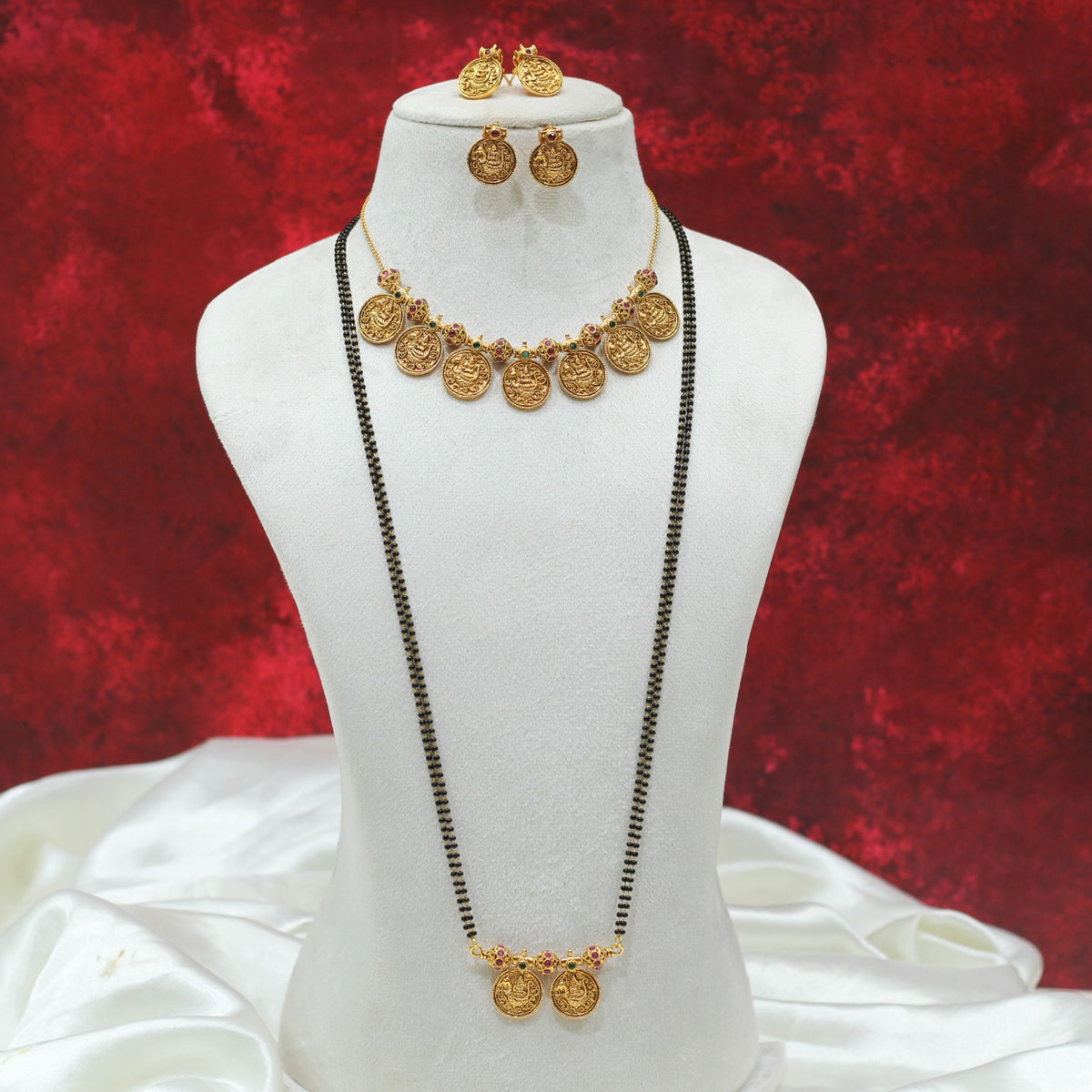 NECKLACE AND MANGALSUTRA COMBO SET