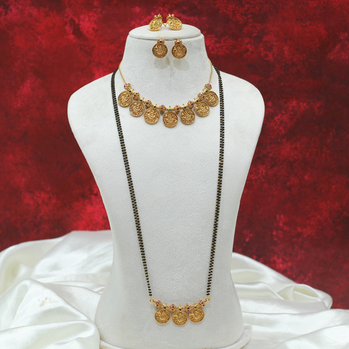 NECKLACE AND MANGALSUTRA COMBO SET