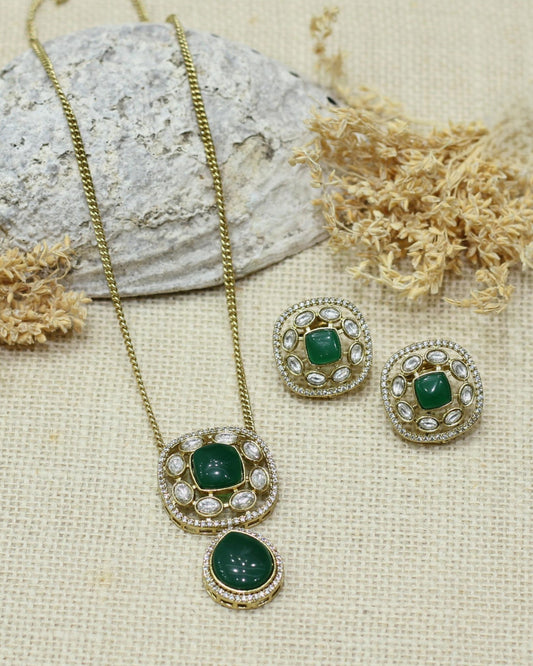 KUNDAN PENDANT SET