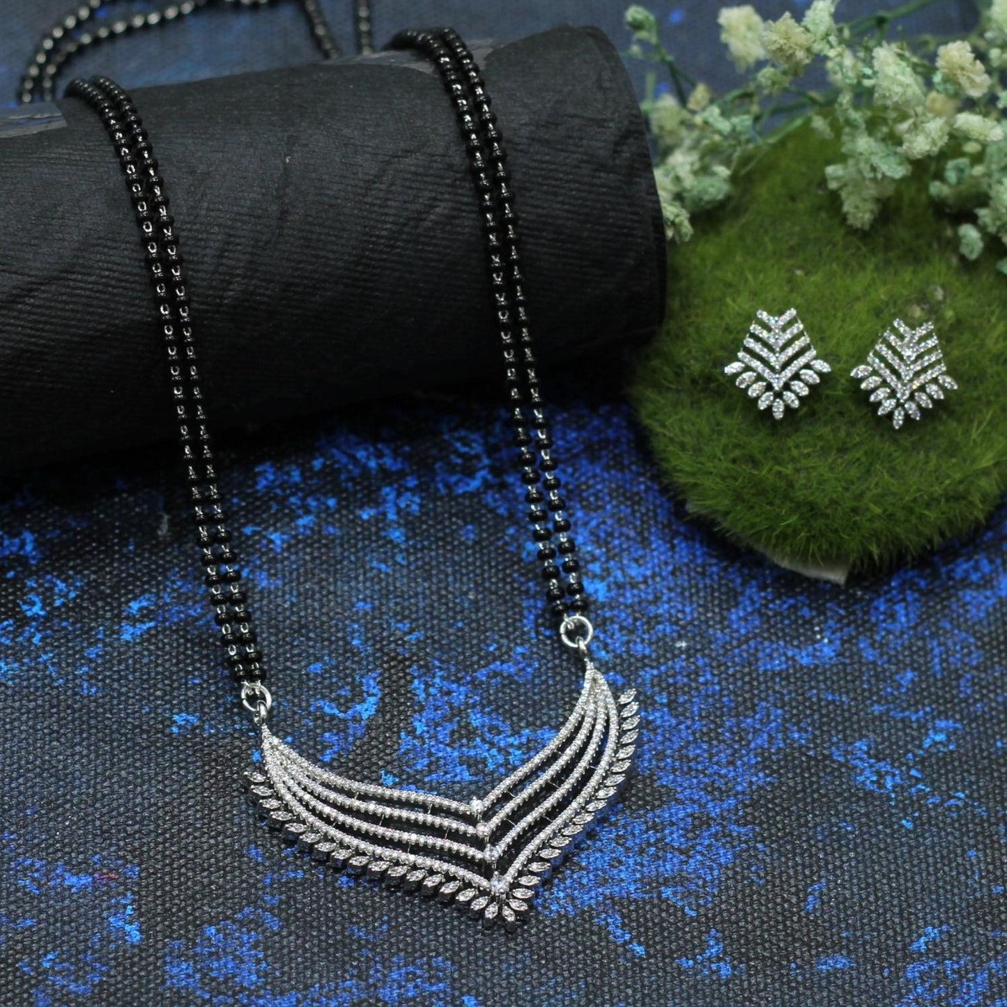 SILVER PLATED AD MANGALSUTRA