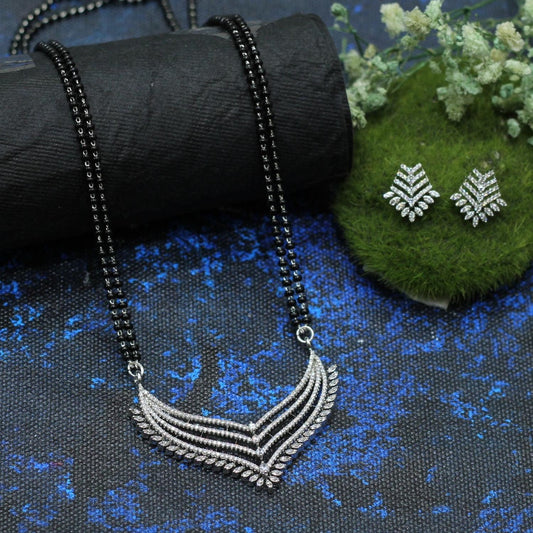 SILVER PLATED AD MANGALSUTRA