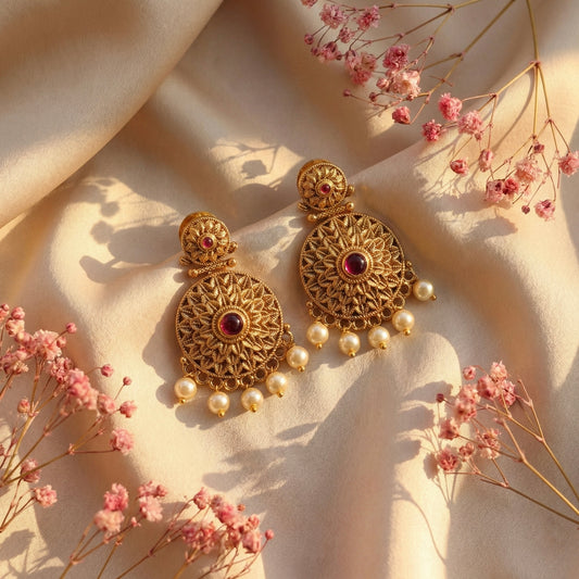Blossom Rajwadi Matt Earring