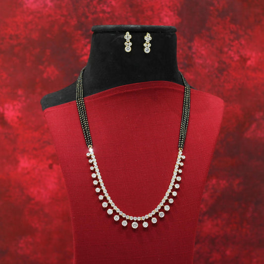 AD NECKLACE MANGALSUTRA SET
