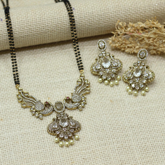 VICTORIAN ANTIQUE PEACOCK AD MANGALSUTRA