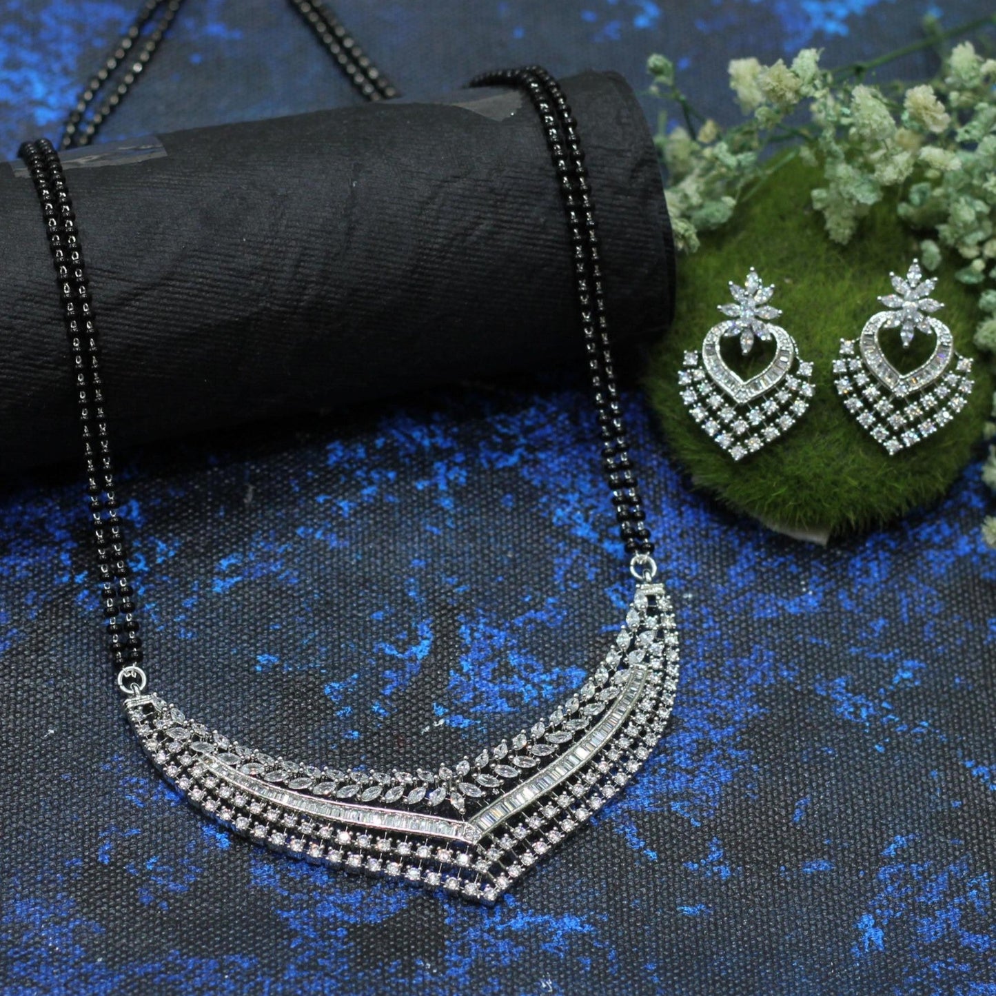 SILVER PLATED AD MANGALSUTRA