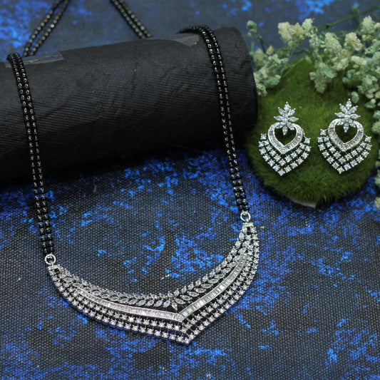 SILVER PLATED AD MANGALSUTRA
