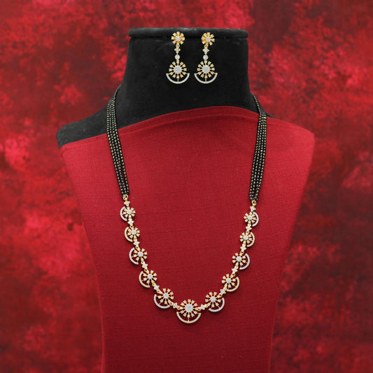 AD NECKLACE MANGALSUTRA SET