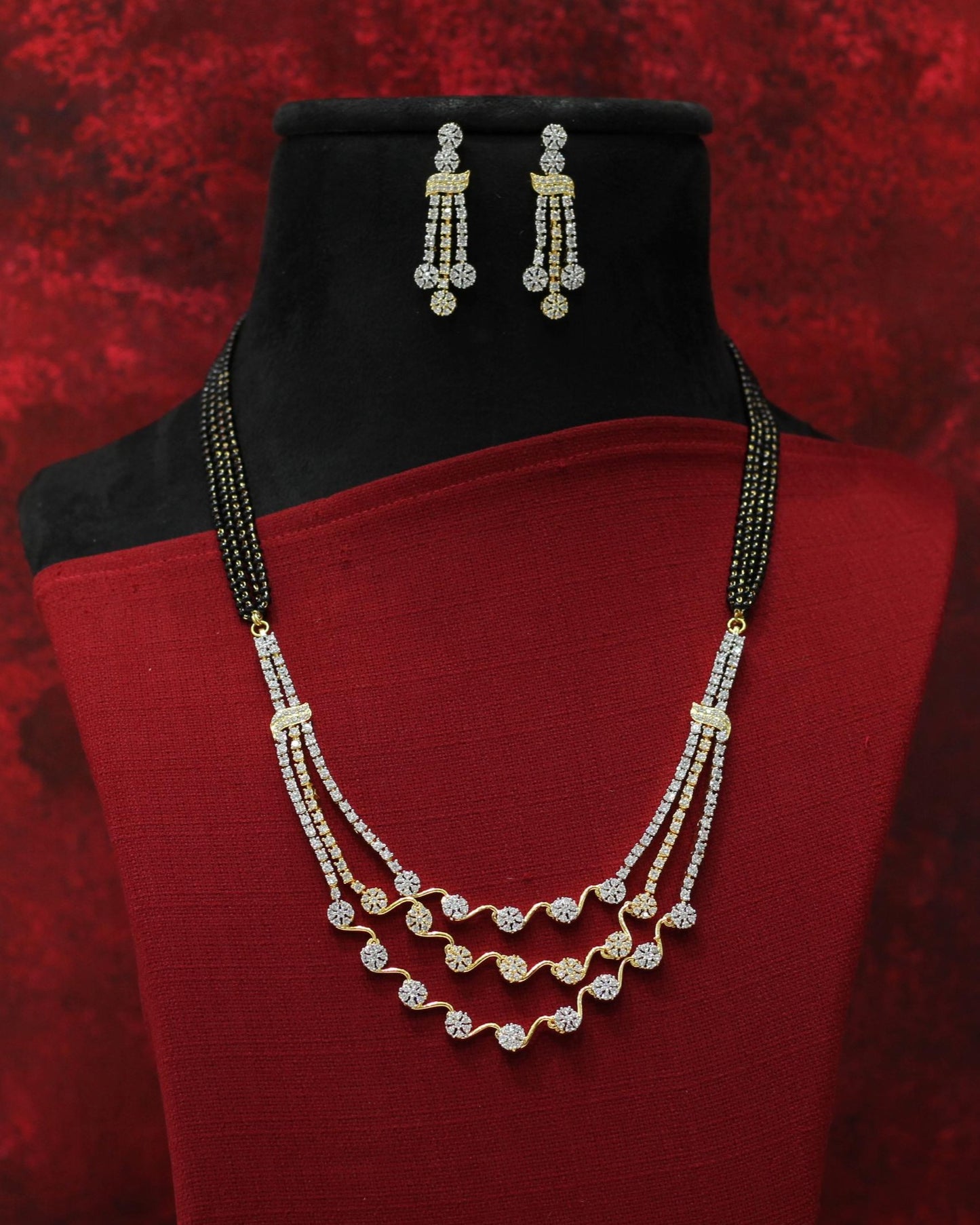 AD NECKLACE MANGALSUTRA