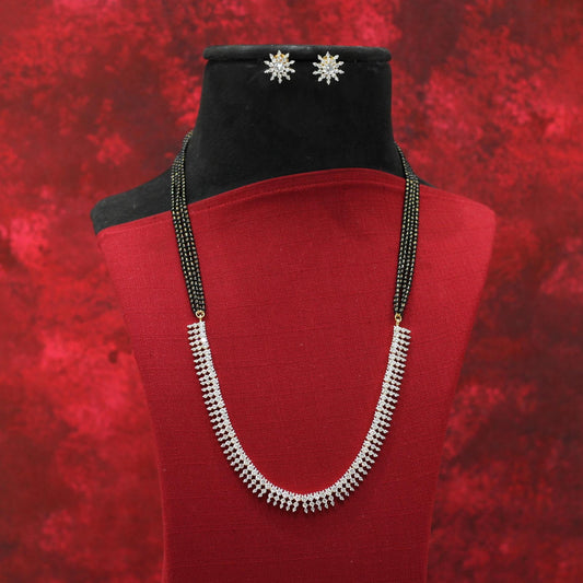 AD NECKLACE MANGALSUTRA SET