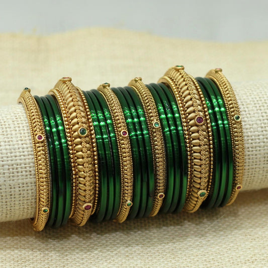 RAJWADI MATT 6PC SET BANGLE