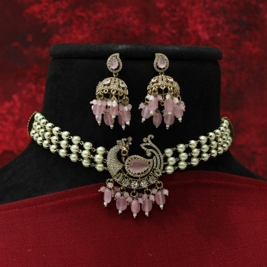 Victorian Antique Pearl Choker Set