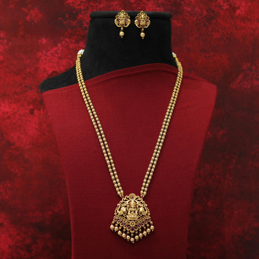 RAJWADI MATT NECKLACE