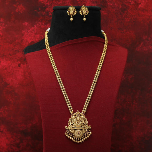 RAJWADI MATT NECKLACE