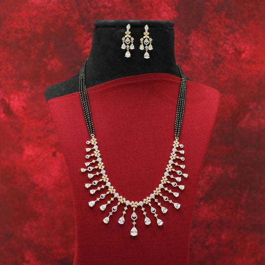 AD NECKLACE MANGALSUTRA SET