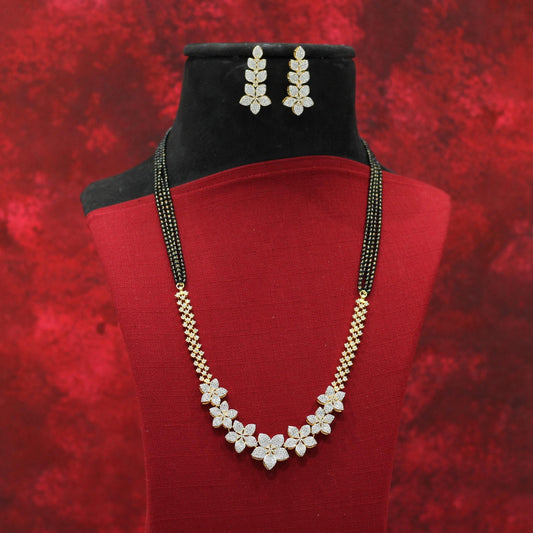 AD NECKLACE MANGALSUTRA SET