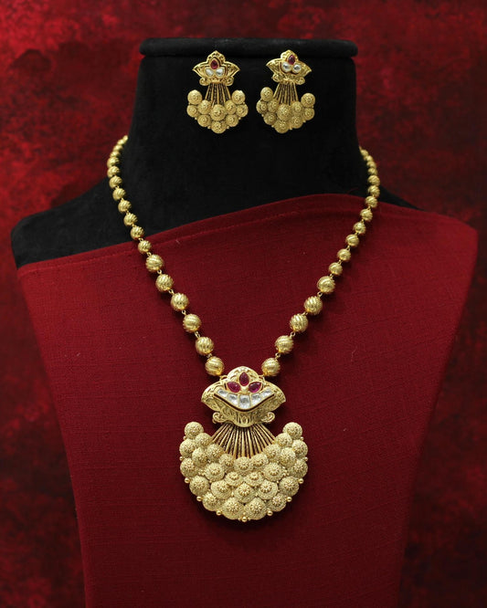 RAJWADI MATT JADAU KUNDAN SET