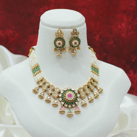 VILANDI KUNDAN NECKLACE SET