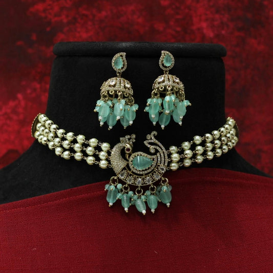 Victorian Antique Pearl Choker Set