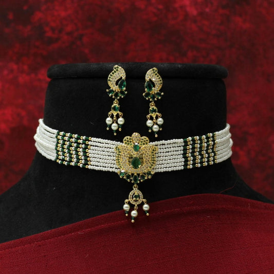 Moti Choker Set