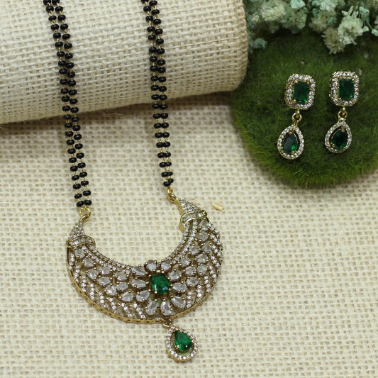 Victorian Antique Finish AD Mangalsutra