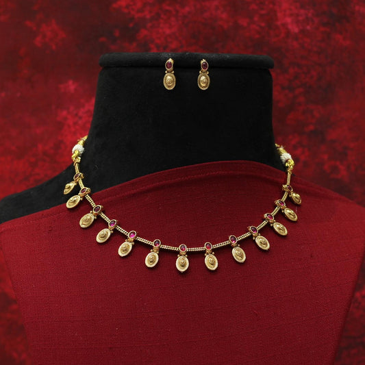 MATT NECKLACE SET