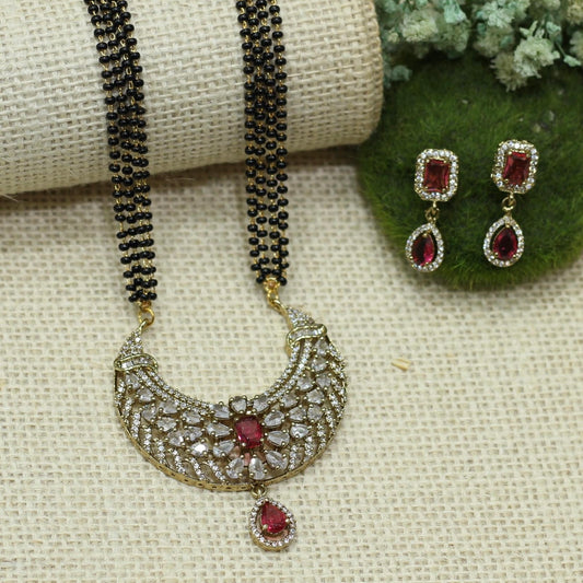 Victorian Antique Finish AD Mangalsutra