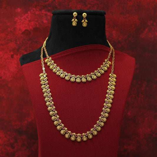 SHORT AND LONG COMBO NECKLACE