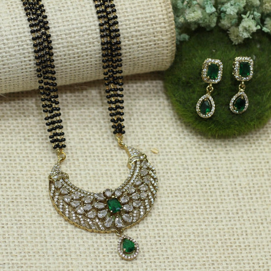 Victorian Antique Finish AD Mangalsutra