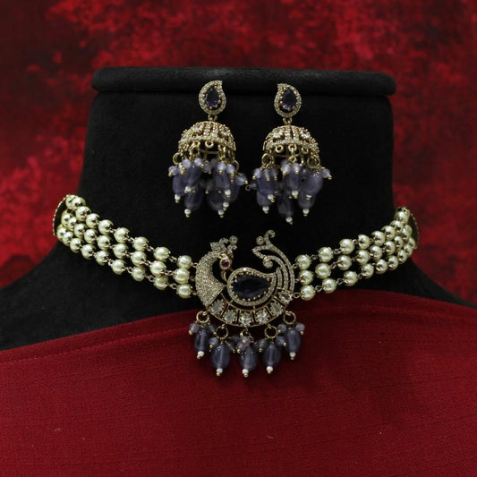Victorian Antique Pearl Choker Set