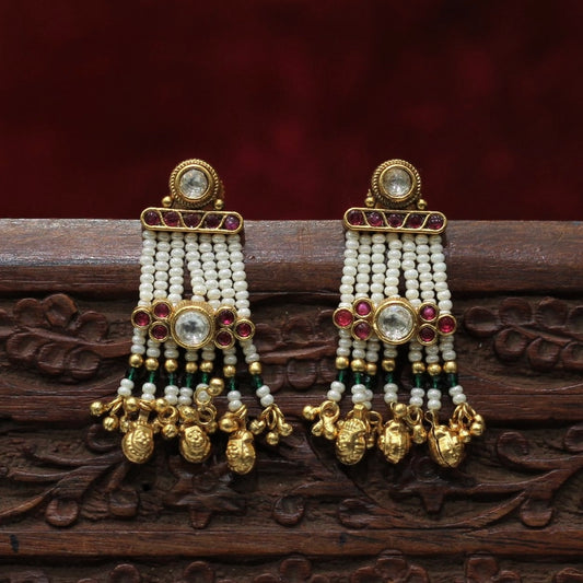 Rajwadi Matt Earring