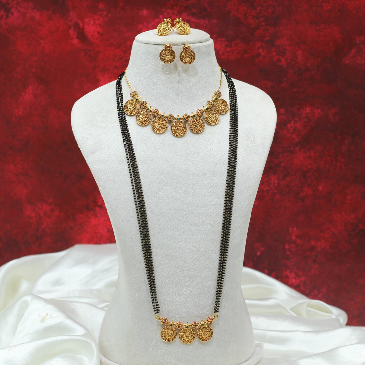 NECKLACE AND MANGALSUTRA COMBO SET