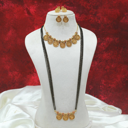 NECKLACE AND MANGALSUTRA COMBO SET