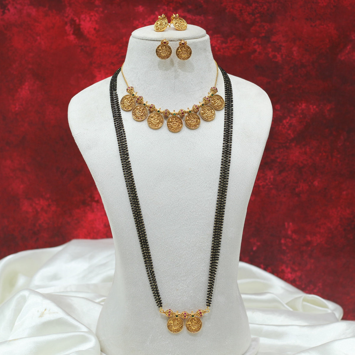 NECKLACE AND MANGALSUTRA COMBO SET