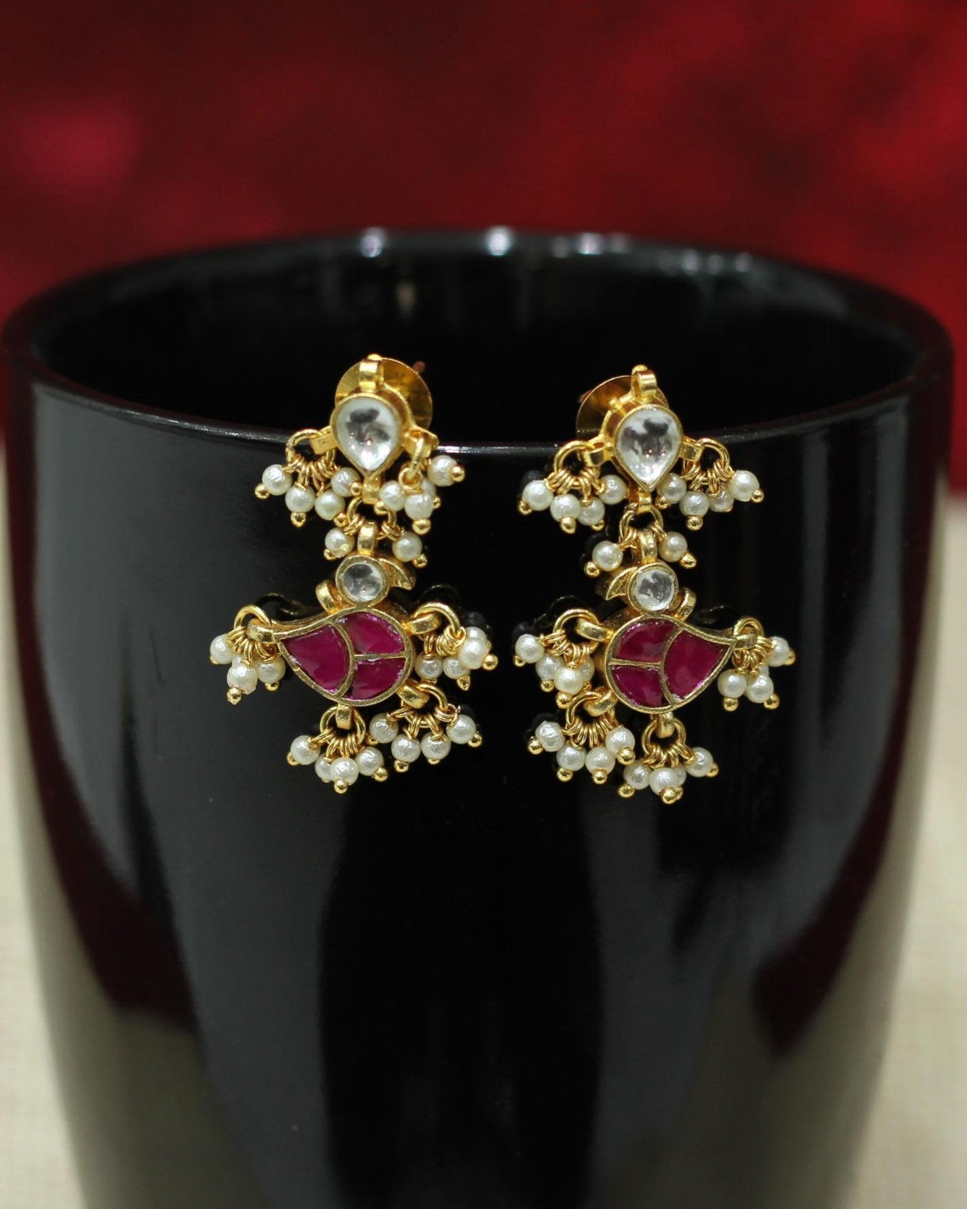KUNDAN EARRING